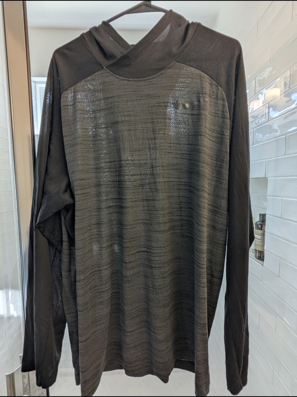 Nike Black Long Sleeve Hooded Top